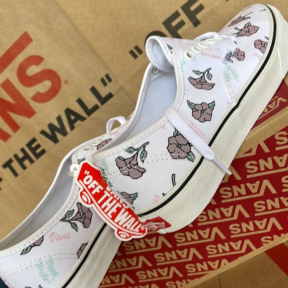 Vans Authentic (Thank You Floral) True White/Trwht sneakers Men’s - Picture 16 of 16